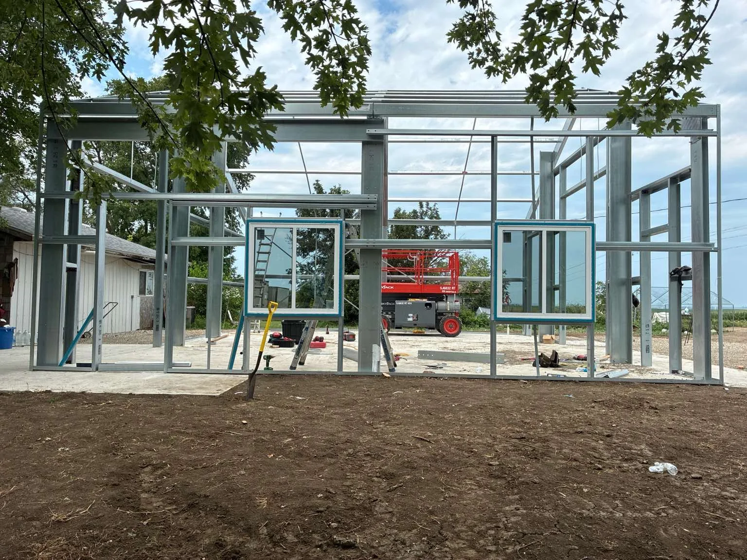 Cold-formed steel framing and connections